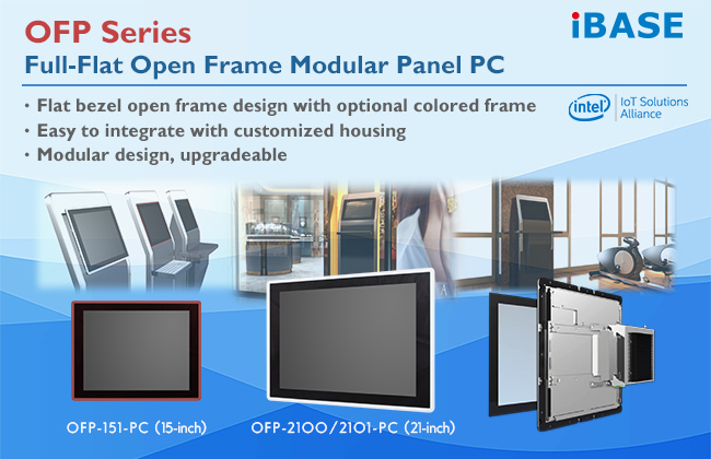 IBASE introduces OFP series open-frame panel PC