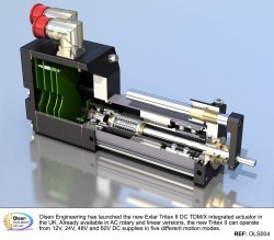 Olsen Engineering introduces Exlar Tritex II actuator