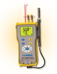 Omega releases RH511 Temperature/RH/IR/Thermocouple Meter