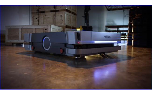 OMRON's Autonomous Mobile Robot with 1500kg Payload Capacity