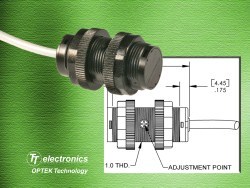OPTEK enhances OPB725A-18Z reflective switch