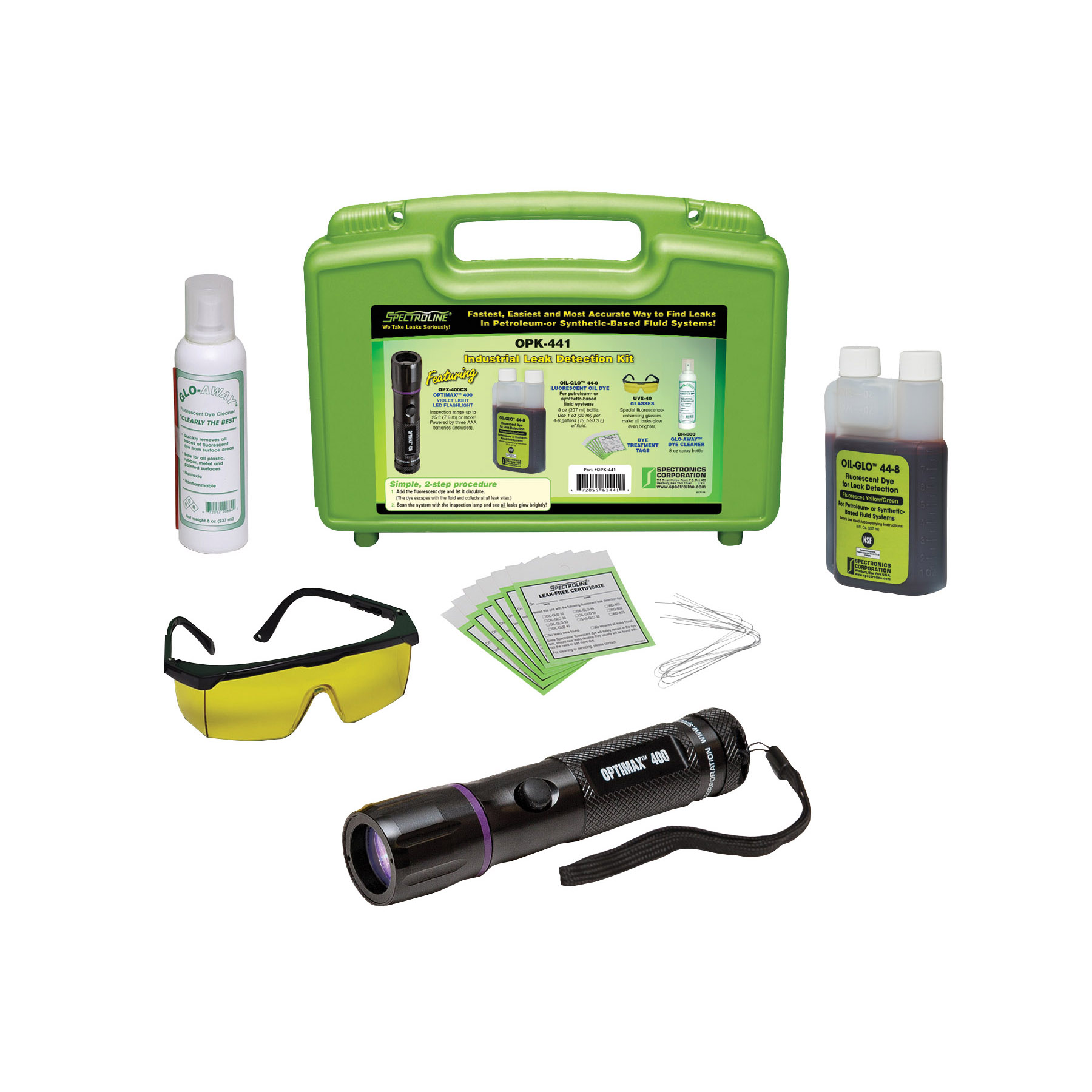 Spectronics releases Spectroline OPK-441 leak detection kit