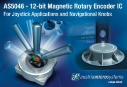 Austriamicrosystems introduces AS5046 rotary encoder