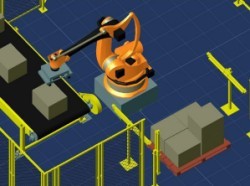 AMT offers simulation services for robotic palletizing