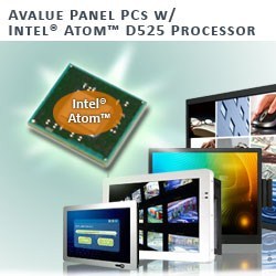 Avalue adds Intel Atom to Industrial Panel PCs