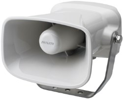 Patlite makes EHV/EHS Series MP3 Annunciator horn LOUDER