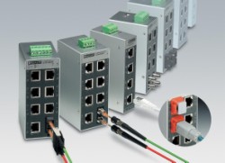 Thumbnail for Unmanaged ethernet switches from Phoenix Contact provide security and port options