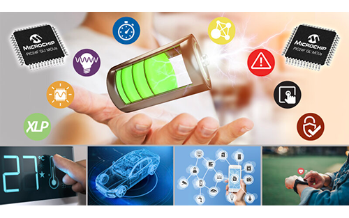 Microchip's New PIC24F MCUs Feature Low Power Animated Display Driver for Battery-powered Devices