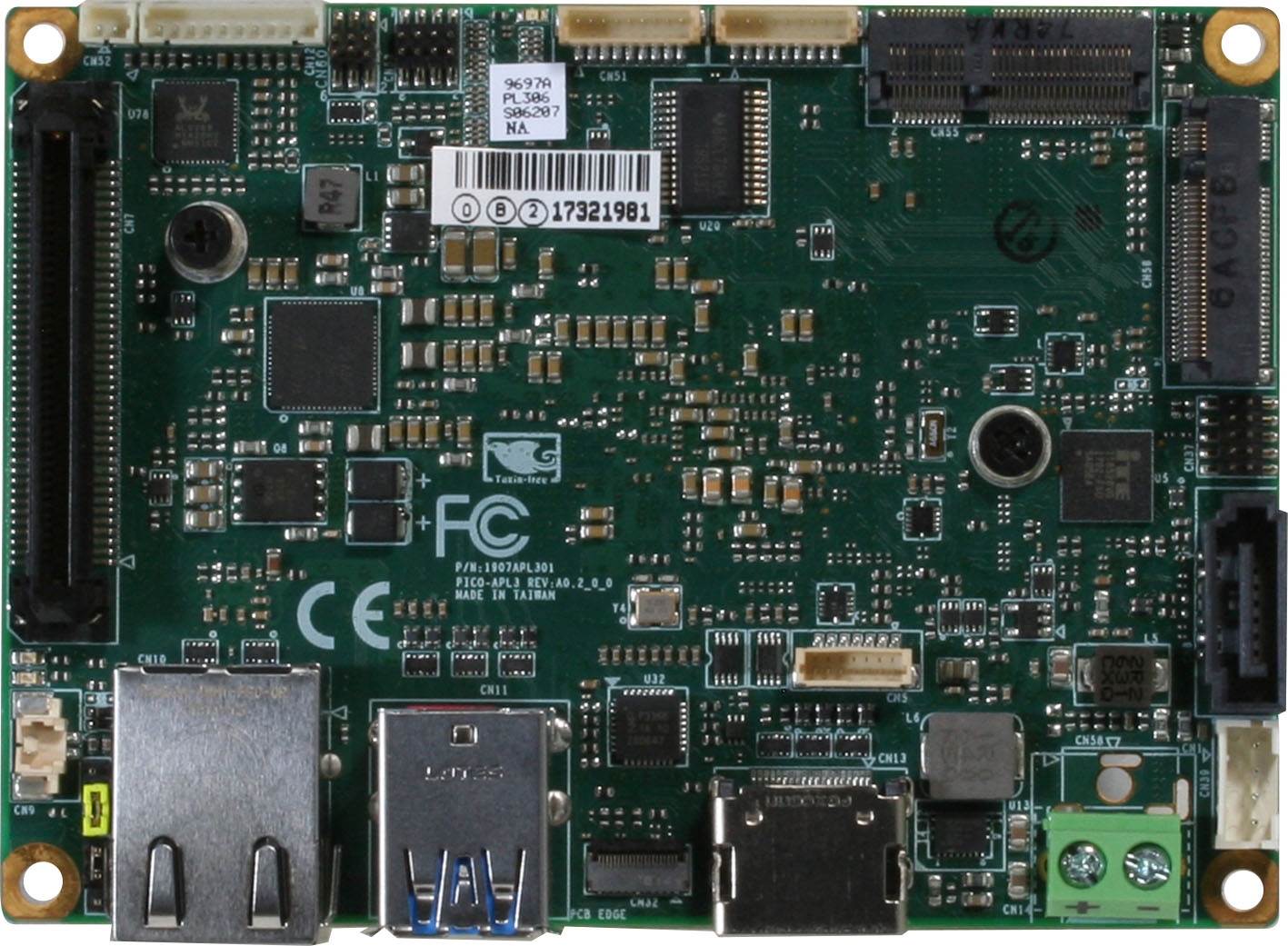 AAEON introduces PICO-APL3 application-focused motherboard