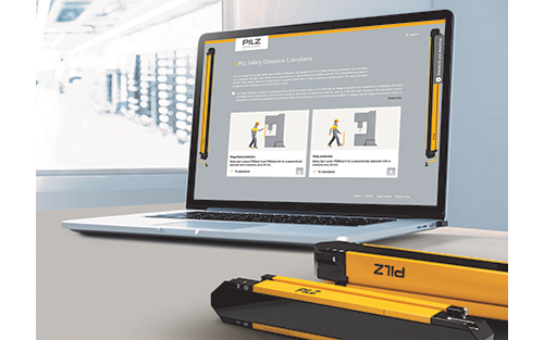 Pilz's Free Software Tool Offers Automatic Calculation of Safety Distance for Safety Light Curtains