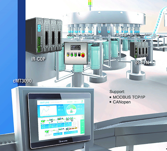 Weintek announces cMT3090 HMI with built-in CODESYS and iR Series I/O Modules
