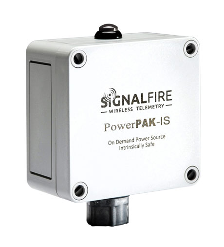 SignalFire introduces PowerPAK on-demand power source for 4-20mA and HART field instrumentation