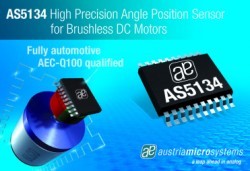 austriamicrosystems releases AS5134 angle position sensor