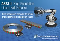 austriamicrosystems introduces AS5311 encoder with submicron resolution