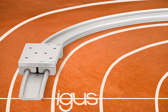 igus introduces curved linear guides for drylin W toolkits