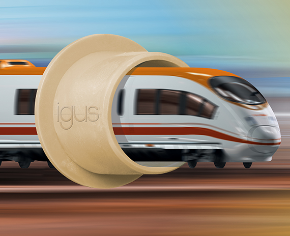 igus introduces RW370 bearing material for railway fire protection