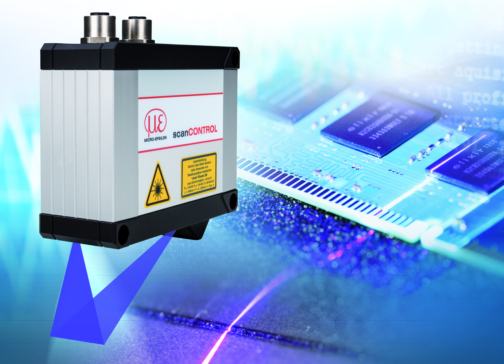 Micro-Epsilon introduces scanCONTROL 3060-25/BL laser profile scanners