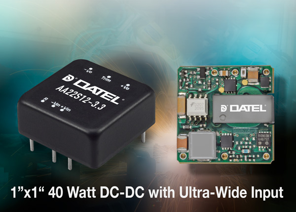 Thumbnail for DATEL introduces AA series of DC-DC converters