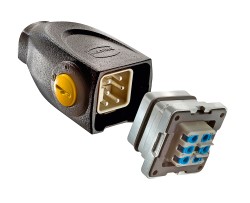 HARTING announces Han-Yellock 10 modular industrial connector