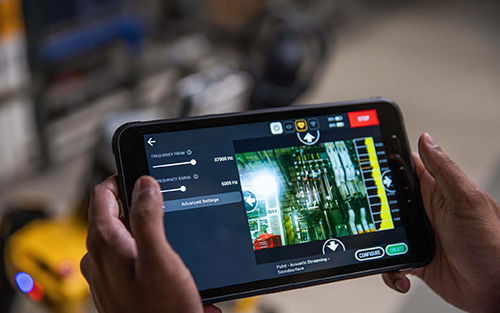 Fluke Process Instruments SV600 Fixed Acoustic Imager Integrated with Boston Dynamics’ Spot Robot