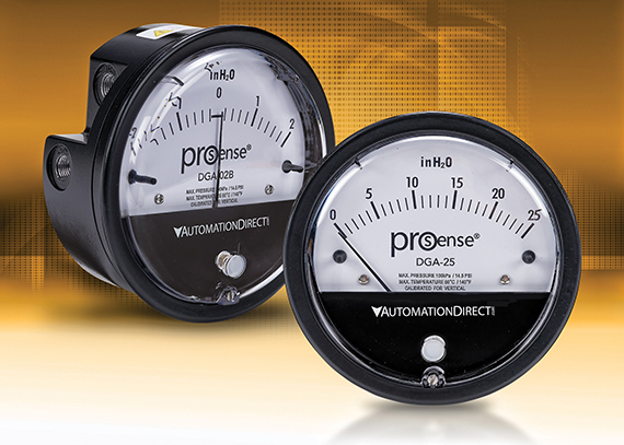 Thumbnail for AutomationDirect introduces ProSense DGA differential pressure gauges