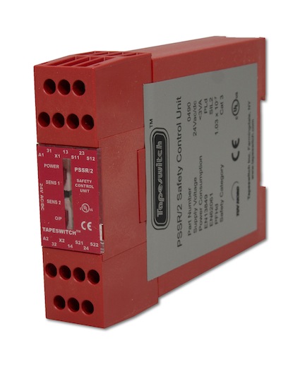 Tapeswitch announces PSSR-2 safety controller for end of line resistor switch products