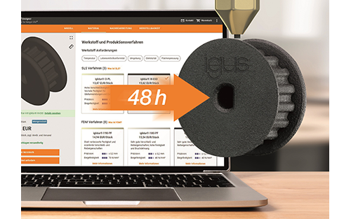 igus' Custom Maintenance-free Toothed Belt Pulleys Delivered in 48 Hours