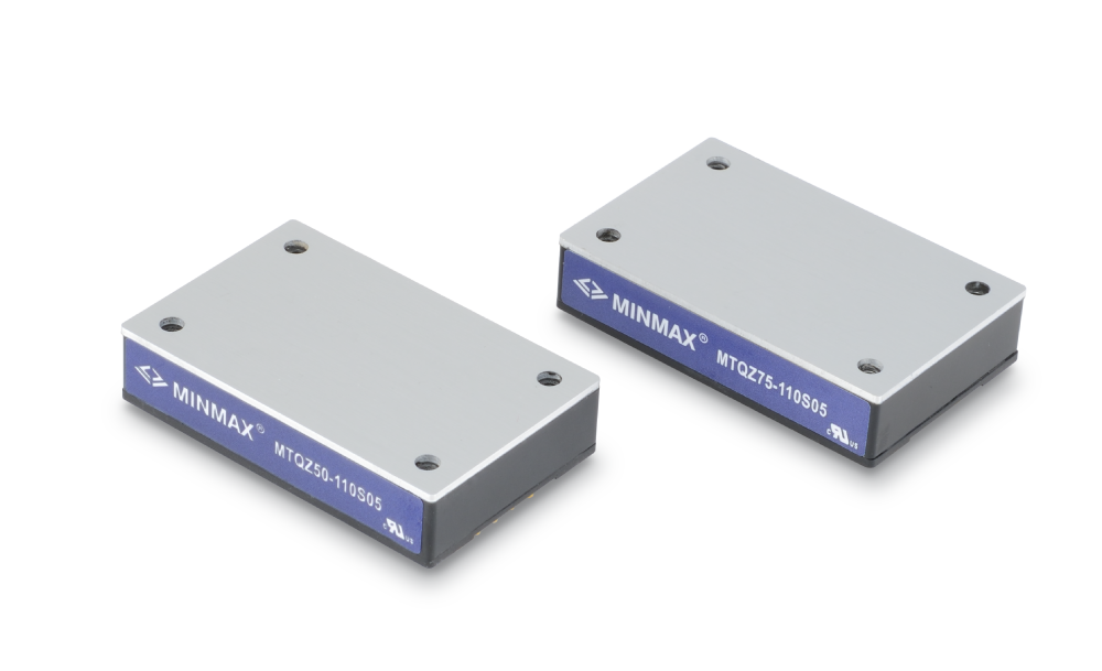 MINMAX releases MTQZ50 and the MTQZ75 DC-DC converter modules