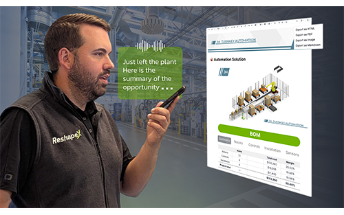 Thumbnail for Reshape Automation Introduces First Release of ReshapeX