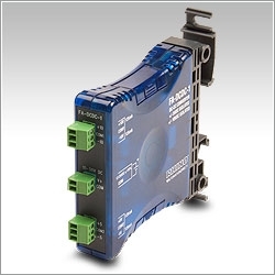 AutomationDirect DC to DC Converter with +/ – 10VDC or 5VDC isolated outputs. 12-24 VDC input range.