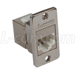 Thumbnail for L-com introduces panel-mount RJ45 mini-couplers