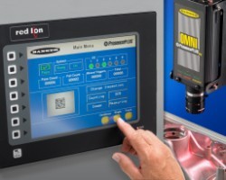 Red Lion HMI lets Operators see Machine Vision Images