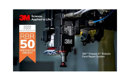 3M Earns RBR50 Innovation Award for the 3M Finesse-it Robotic Paint Repair System