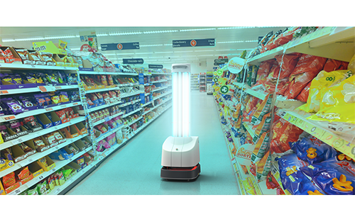 UVD Robots Move into the Supermarket Aisle