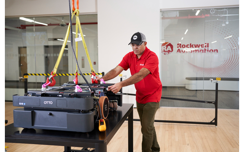 Thumbnail for First Autonomous Mobile Robots Roll Off the Line at Rockwell Automation’s Milwaukee Headquarters