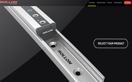 Rollon’s New Digital Platform Delivers Fast Product Selection