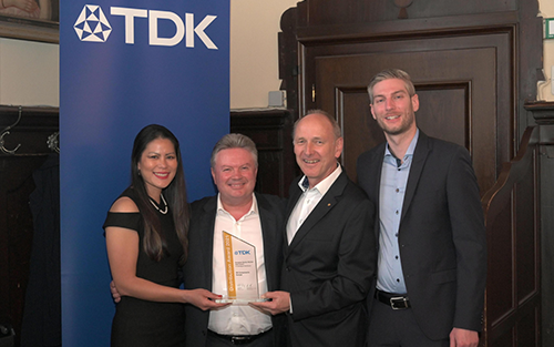 RS Components Wins TDK’s European Distribution Gold Award