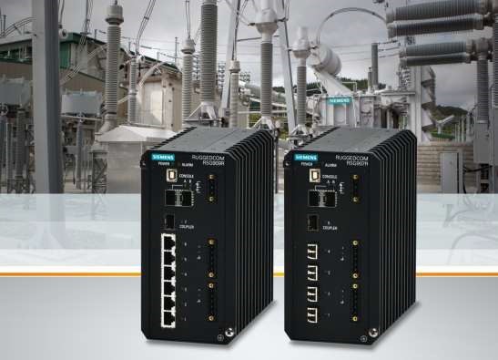 Siemens introduces Ruggedcom RSG907R and Ruggedcom RSG909R Gigabit IEEE 1588 compatible Ethernet switches