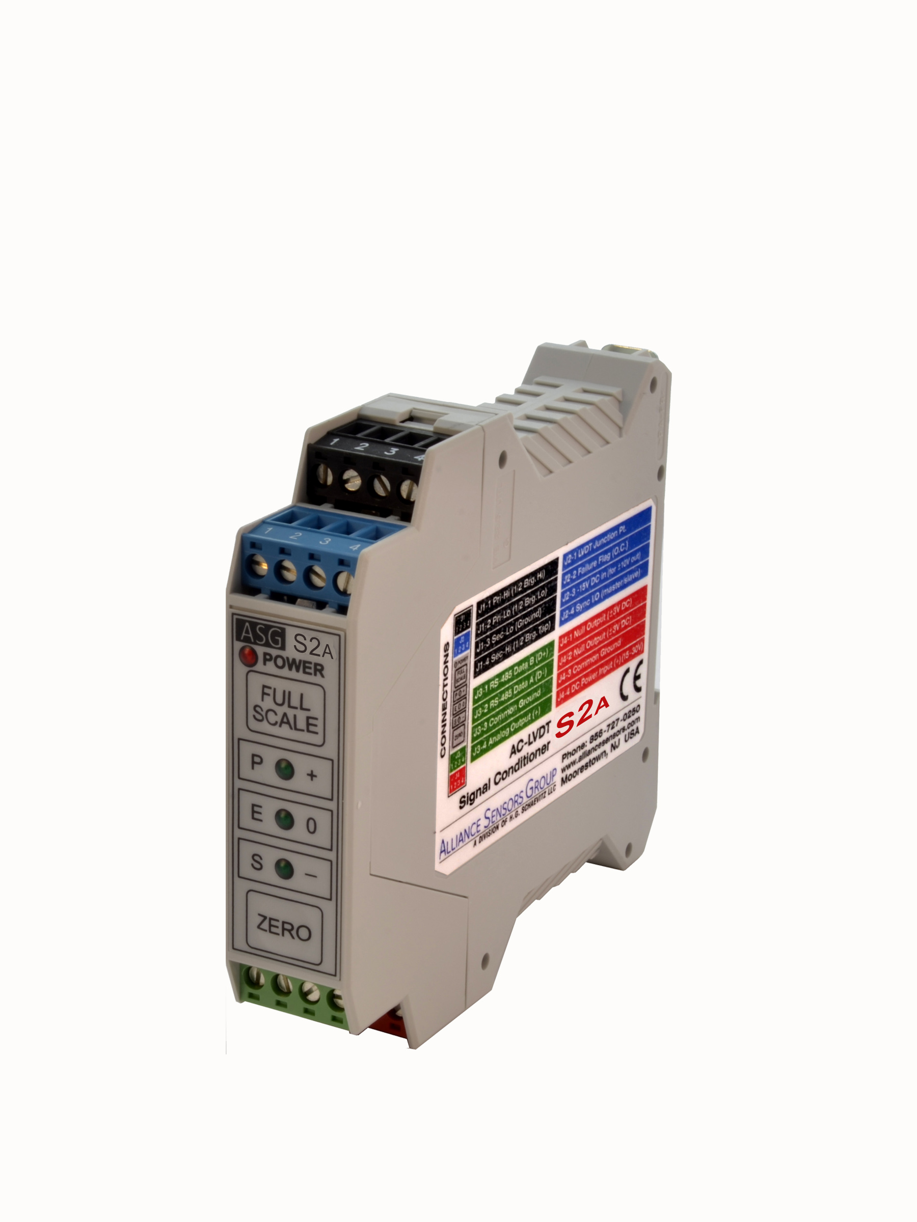 Alliance Sensors Group introduces S2A LVDT signal conditioner