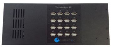 Thumbnail for Saelig introduces Cambrionix ThunderSync16 USB connector