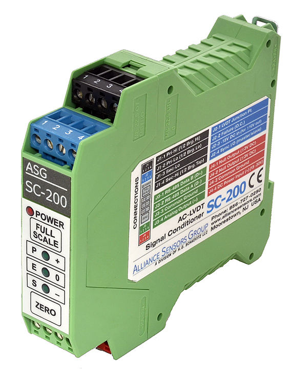 Alliance Sensors Group introduces SC-200 LVDT signal conditioner