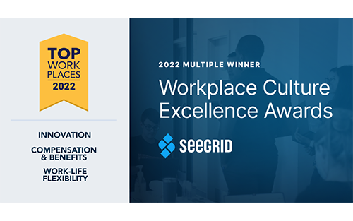 Seegrid Wins Three Workplace Culture Excellence Awards
