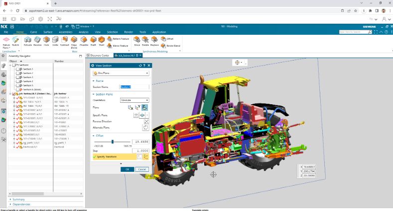 Siemens' NX X, a packaged solution that combines capabilities of Siemens’ NX software, centralized storage capacity and native collaboration delivered via industry leading hosting partners.