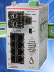 SIXNET announces SL-8MG Gigabit Industrial Ethernet Switch