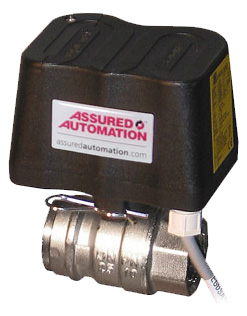 SM Series Sure Mount Actuated Brass Ball Valves