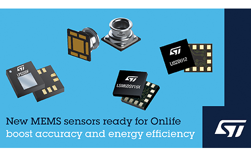 STMicroelectronics Introduces its Third Generation of MEMS Sensors