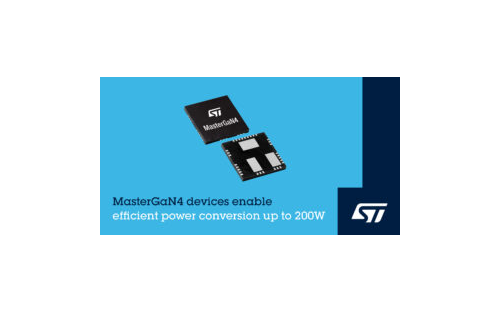 STMicroelectronics Introduces New MasterGaN4 Devices for High-Efficiency Power Conversion up to 200 Watts