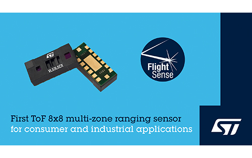 STMicroelectronics' Time-of-Flight 8×8 Multi-Zone Ranging Sensor Enables Innovative Applications