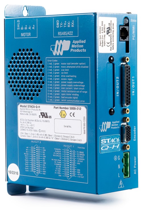 Servo2Go introduces STAC6-Q-H motor drive