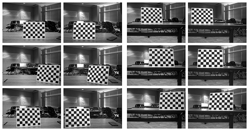 Figure 6: Sample calibration images.